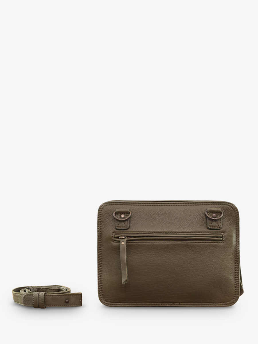 foto-vista-posteriore-borsa-a-tramonto-in-pelle-da-donna-kaki-legraphique-kaki-paul-marius-w17-k