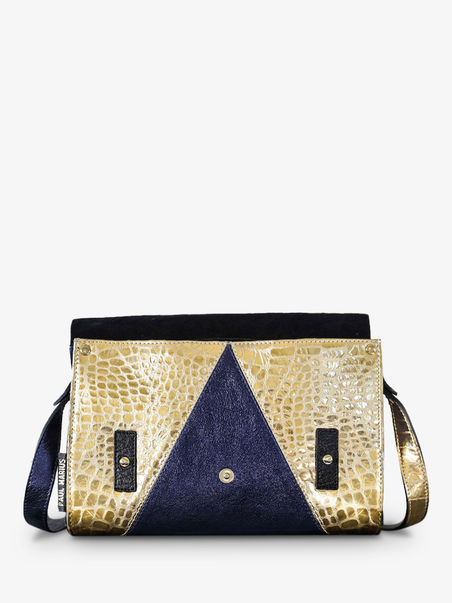 foto-vista-posteriore-borsa-a-tramoggia-in-pelle-donna-dorata-blu-lindispensable-caiman-oro-blu-metallizzato-paul-marius-w08-c-g-mcblu