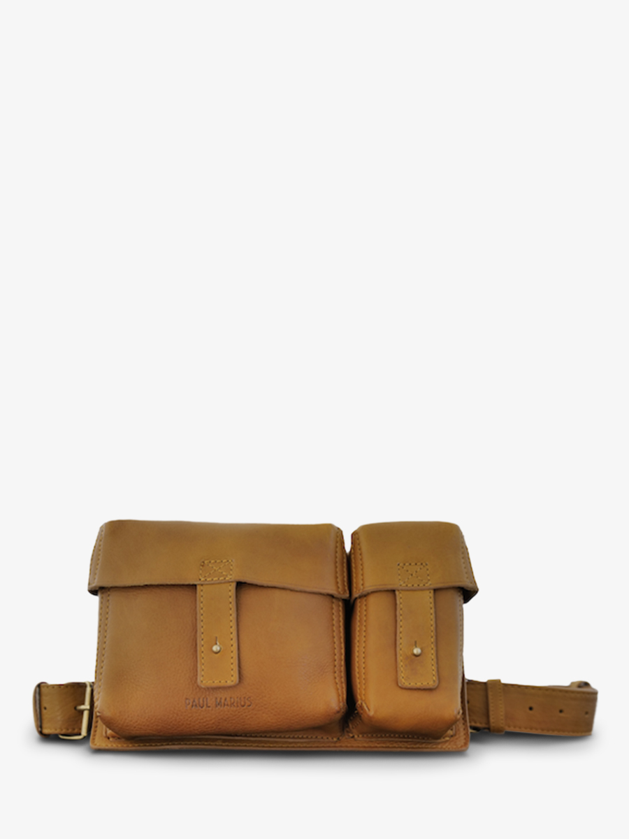 foto-vista-frontale-borsa-a-tracolma-in-pelle-da-donna-marrone-lacartouchiere-miel-huile-paul-marius-m401-ody