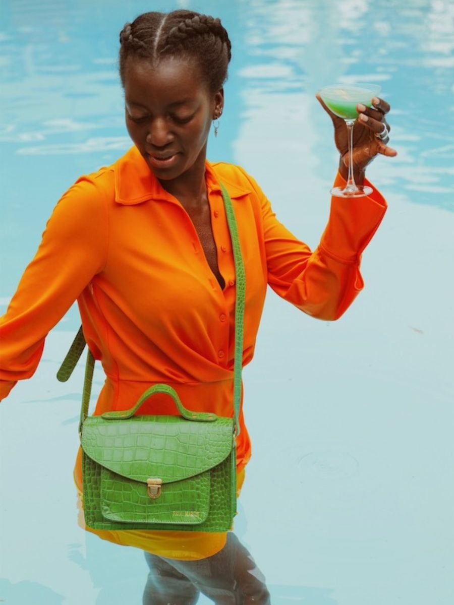 foto-materiale-borsa-a-tramonto-in-pelle-donna-verde-mademoiselle-george-alligator-cocktail-jade-paul-marius-w05-a-gr