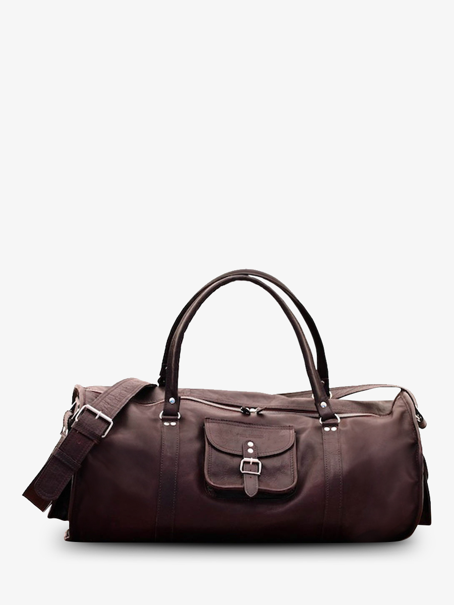 foto-vista-frontale-borsa-da-viaggio-in-pelle-nera-levoyageur-xl-indus-paul-marius-m08s60-d