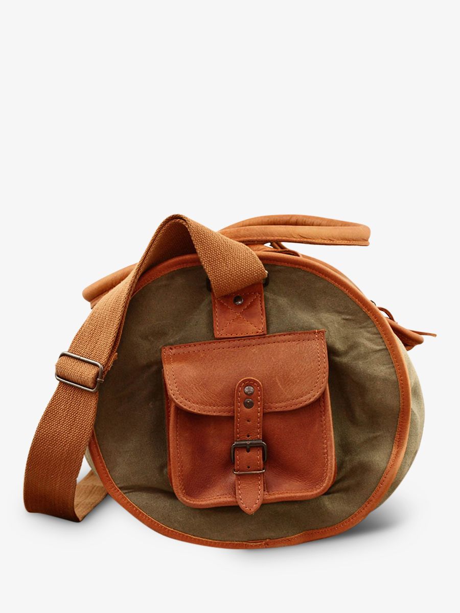 foto-vista-laterale-borsa-da-viaggio-in-pelle-verde-levoyageur-tela-xl-verde-kaki-paul-marius-m08s60-gc