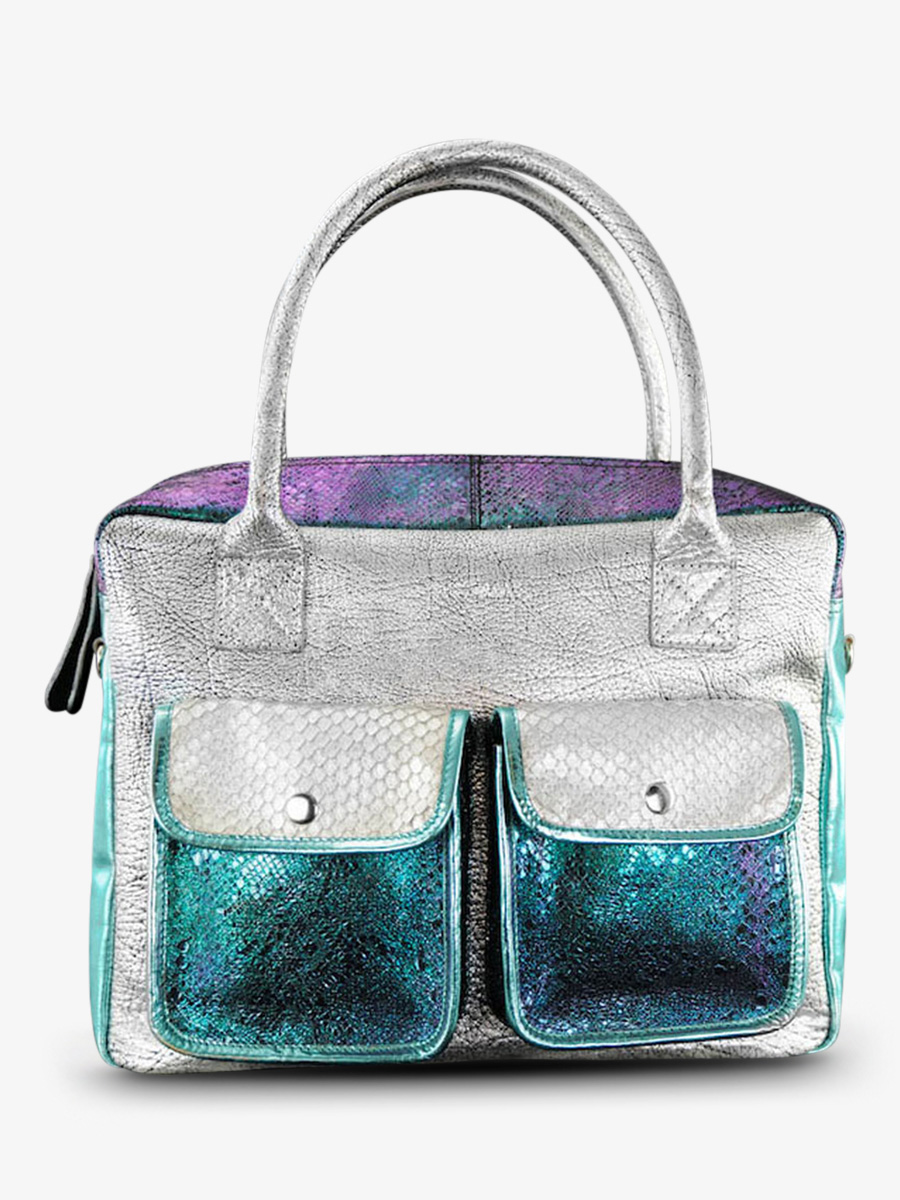 foto-vista-frontale-portadocumenti-in-pelle-donna-blu-bianco-ledandy-chimere-polaire-paul-marius-w04-ch-s-blu