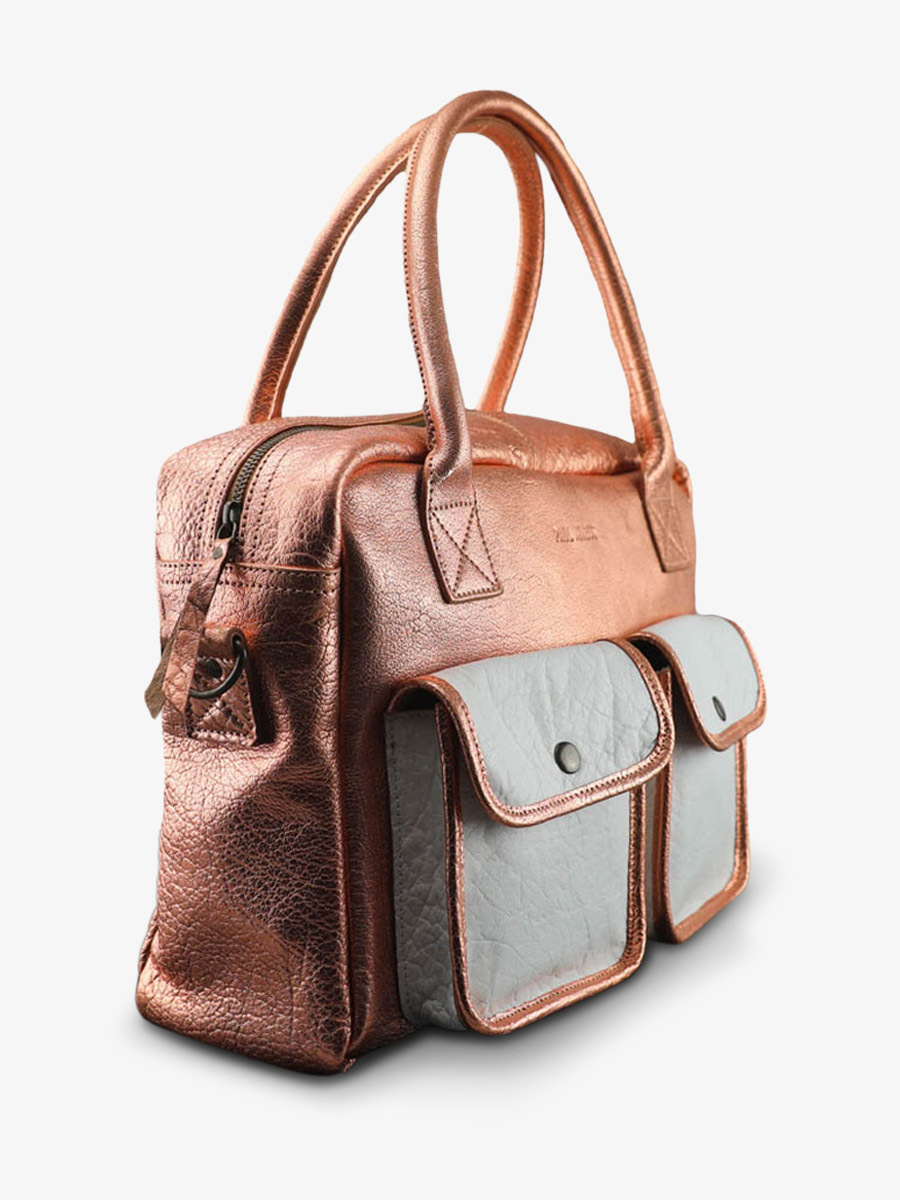 foto-vista-laterale-portadocumenti-in-pelle-donna-rosa-dorata-bianca-ledandy-oro-rosa-bianca-paul-marius-w04-g-pi-w