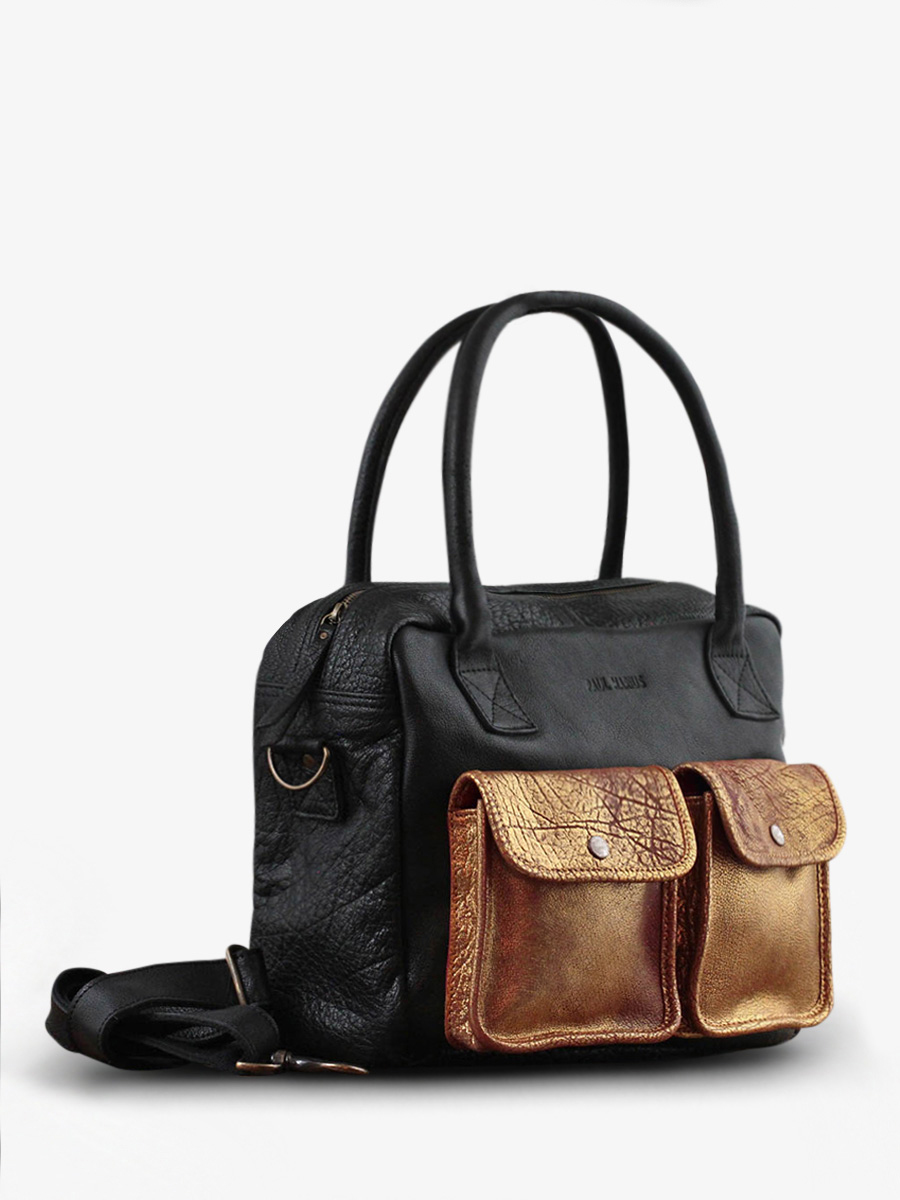 foto-vista-laterale-portadocumenti-in-pelle-donna-nero-dorato-ledandy-nero-dorato-paul-marius-w04-b-g