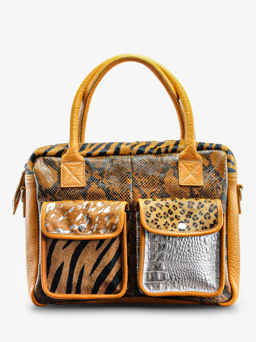 foto-vista-frontale-portadocumenti-in-pelle-donna-giallo-argento-ledandy-chimere-safran-argente-paul-marius-w04-ch-y-s