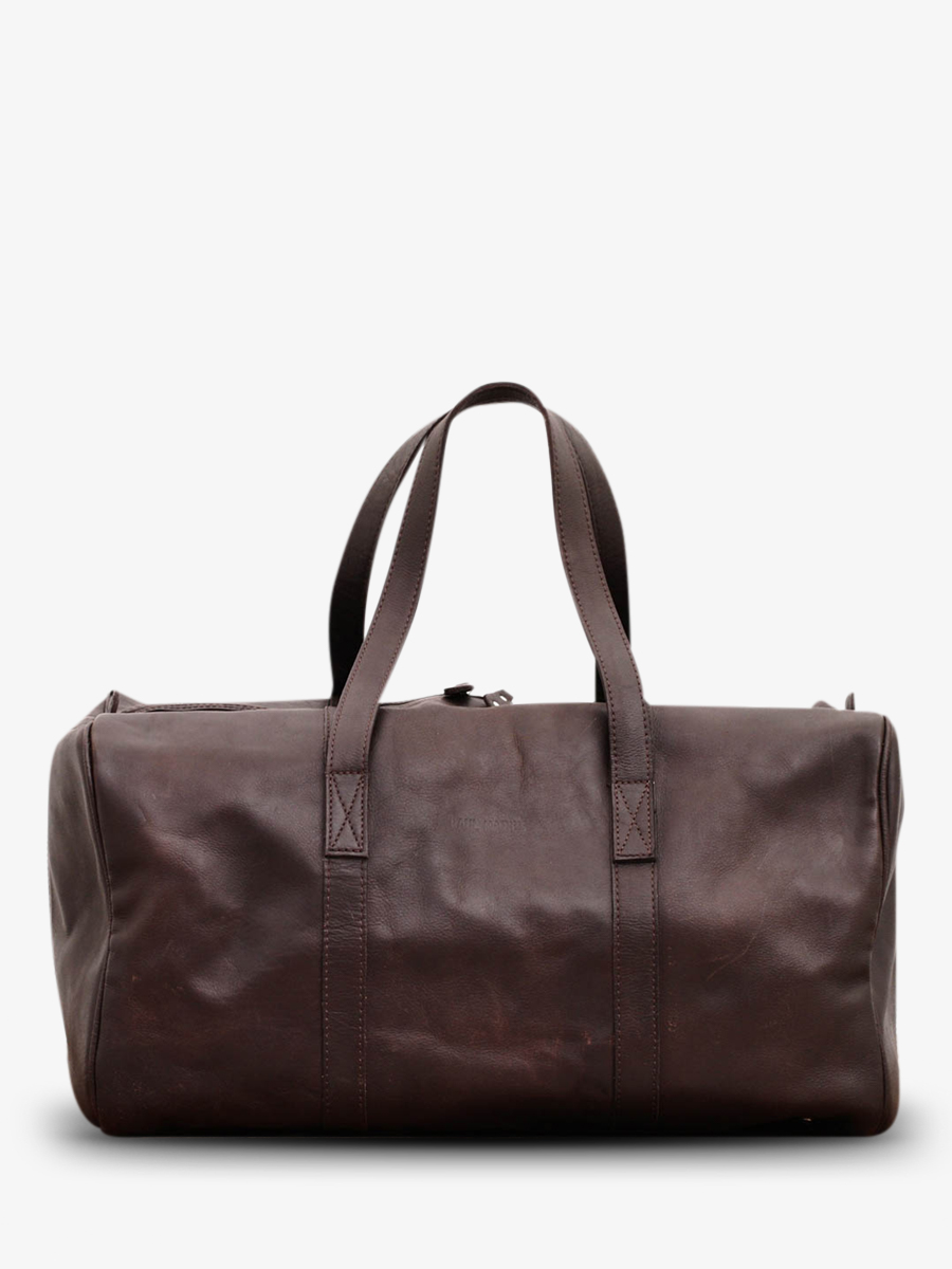 foto-vista-frontale-borsa-da-viaggio-in-pelle-nera-lecabine-indus-paul-marius-m103-d