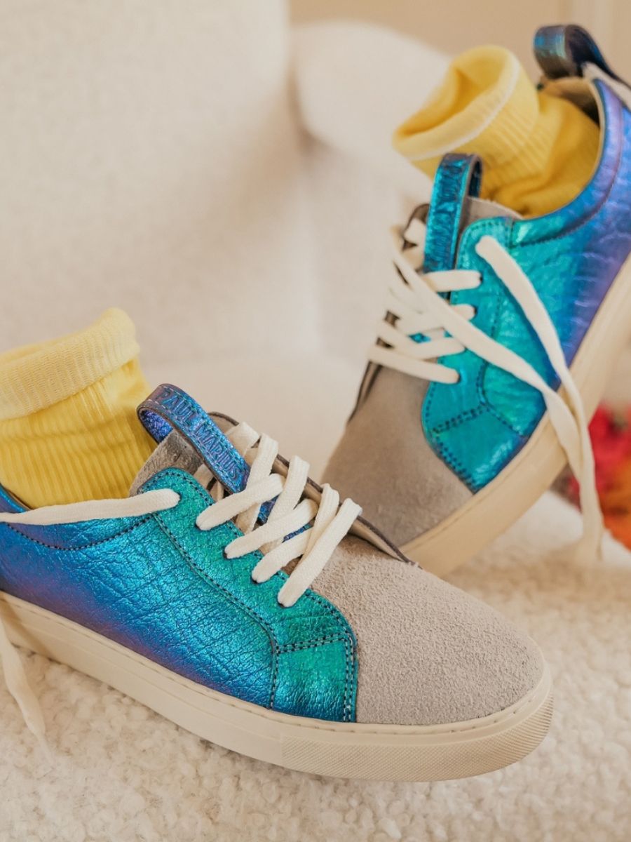 foto-vista-frontale-sneaker-donna-pelle-blu-pm002-scarabee-paul-marius-pm002-p-blu-s36