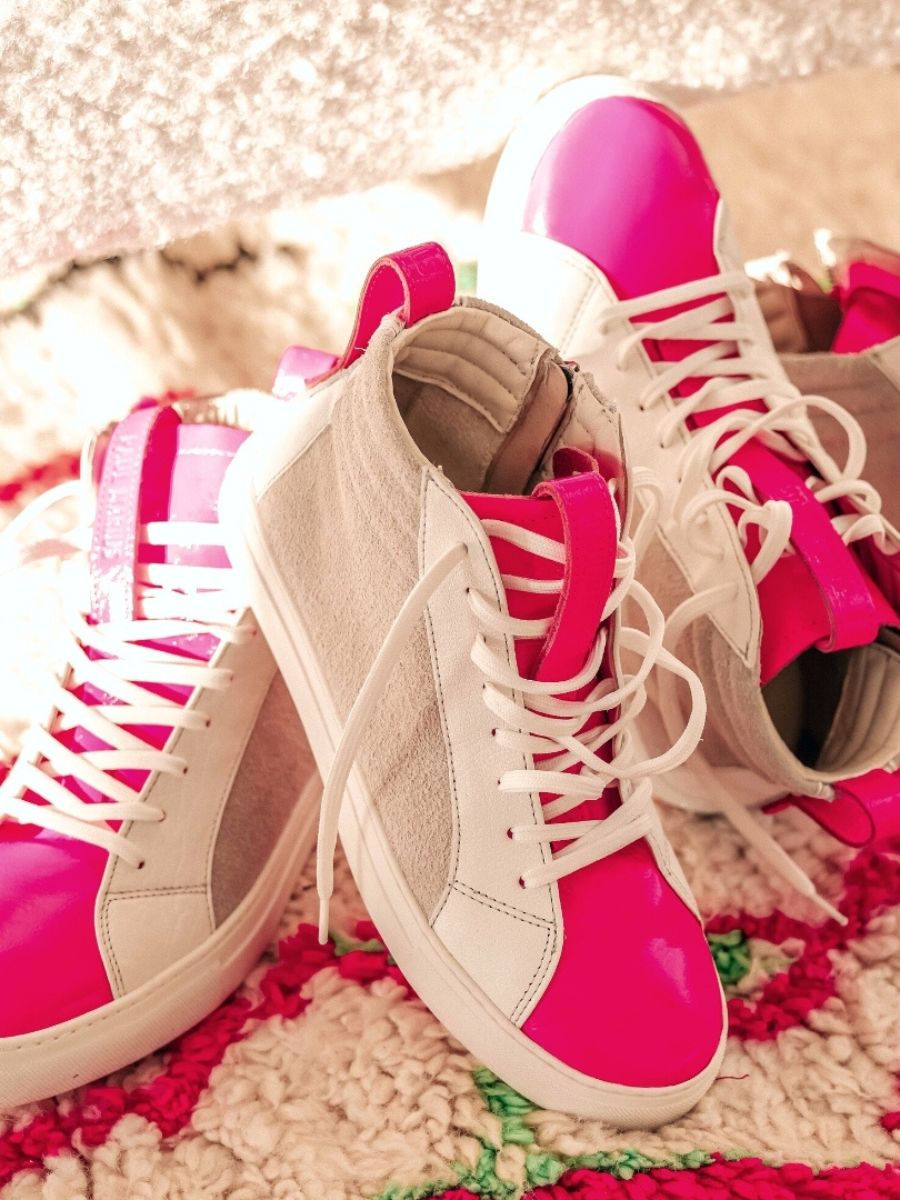 foto-vista-frontale-sneaker-donna-pelle-rosa-pm001-neon-rosa-paul-marius-pm001-neon-pi-s36