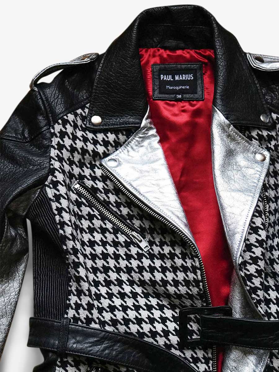 foto-interno-trench-in-pelle-donna-nero-bianco-letrench-pieddepoule-paul-marius-wtc-hs-b-s36