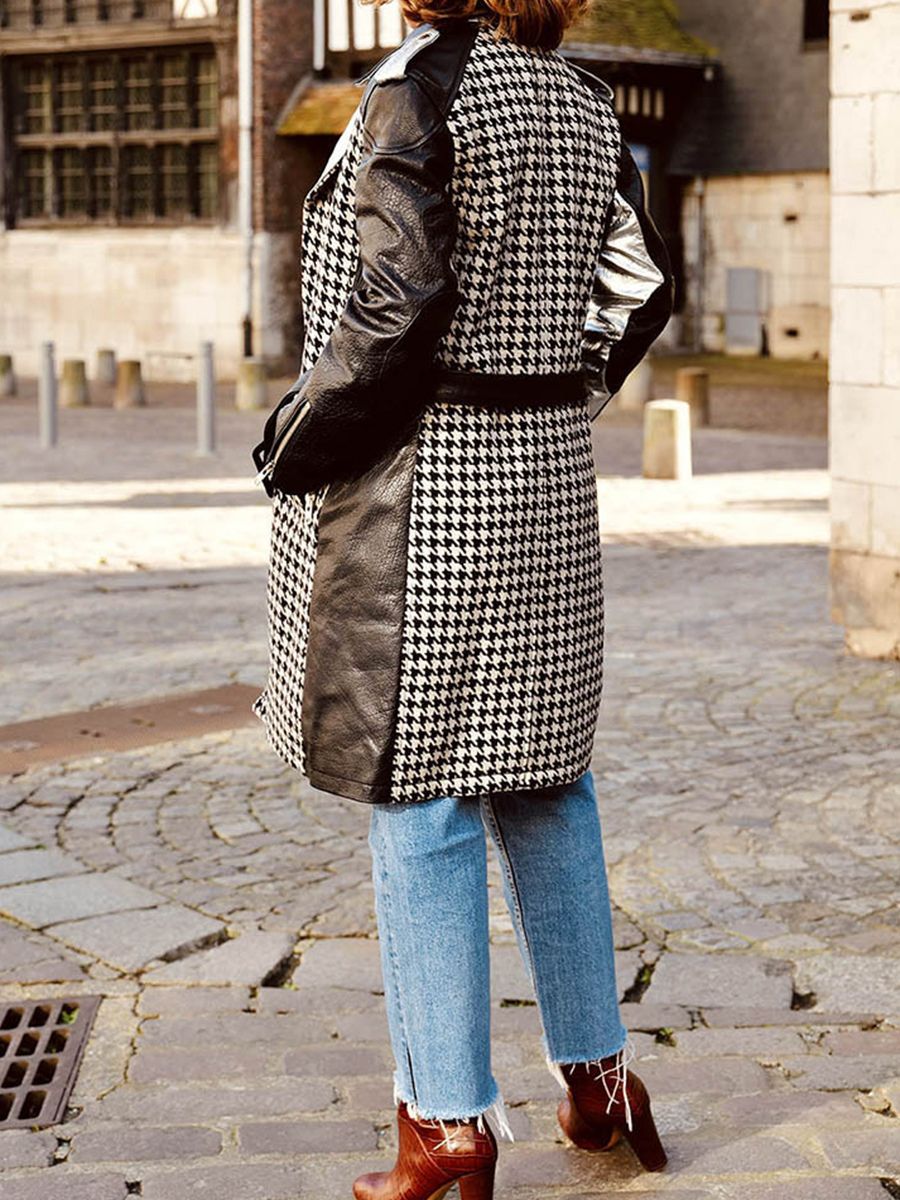 foto-vista-posteriore-trench-in-pelle-donna-nero-bianco-letrench-pieddepoule-paul-marius-wtc-hs-b-s36