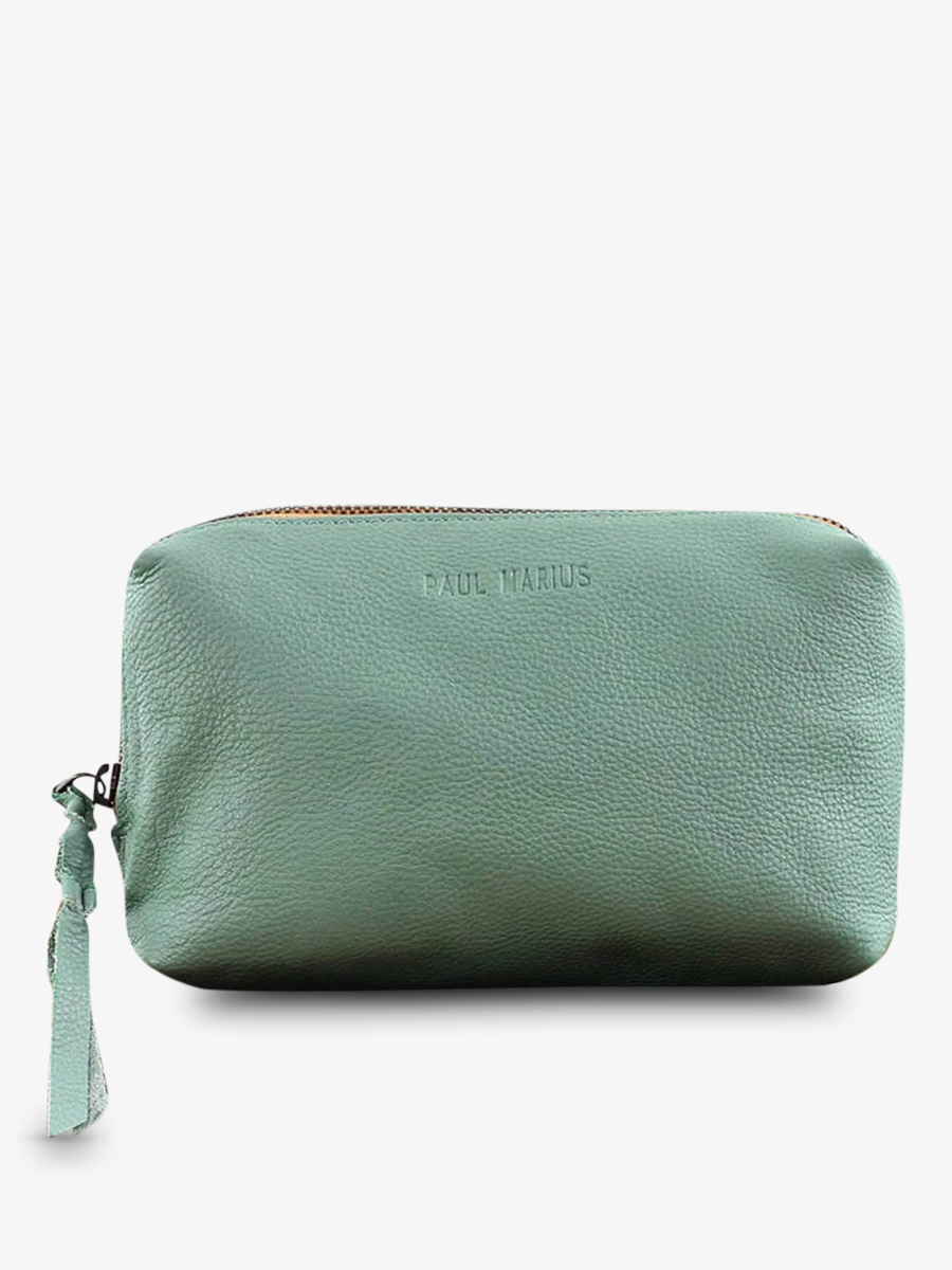 foto-vista-frontale-pochette-in-pelle-donna-verde-adele-verde-mandorla-paul-marius-m500-ga