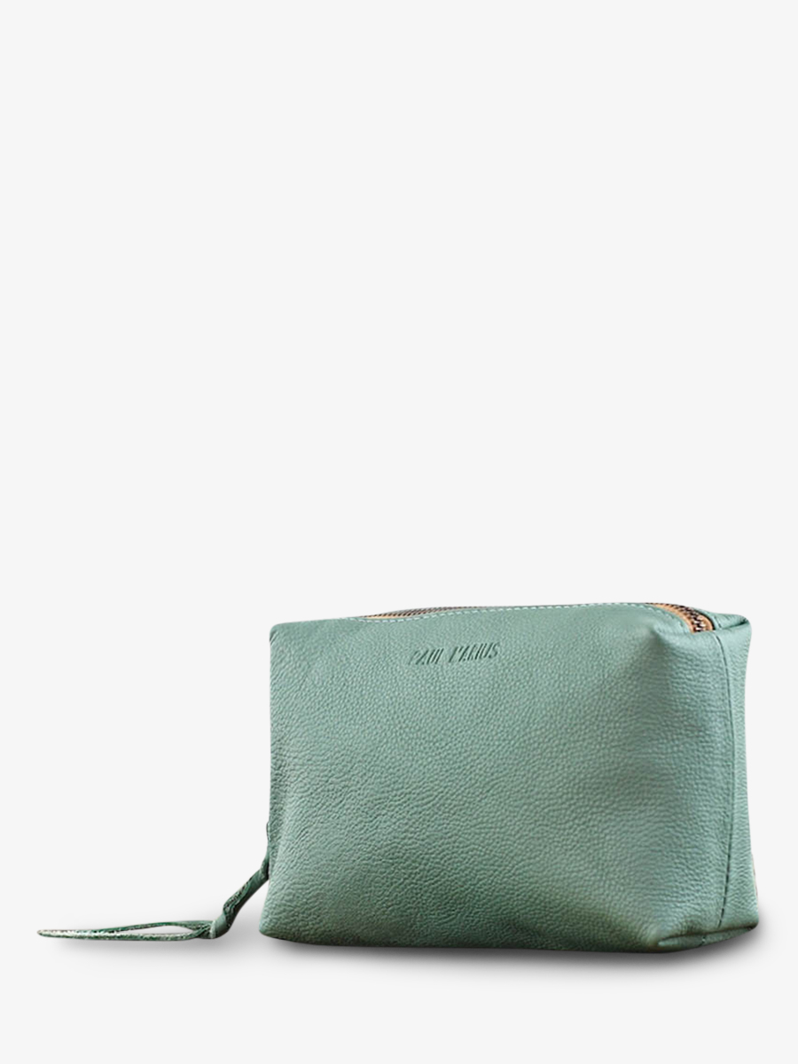 foto-vista-laterale-pochette-in-pelle-donna-verde-adele-verde-mandorla-paul-marius-m500-ga