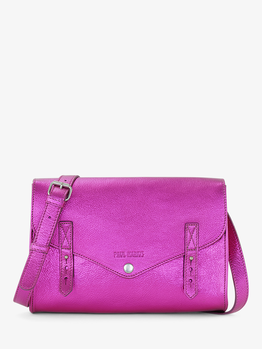 foto-vista-frontale-borsa-a-tramoggia-in-pelle-da-donna-rosa-l-indispensable-ultraviolet-paul-marius-m08-uv-pi