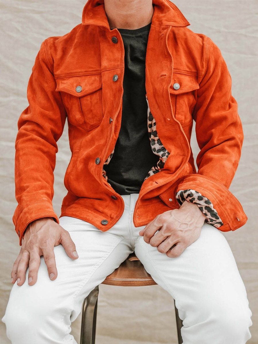 foto-vista-frontale-giacca-in-nubuck-uomo-arancione-lenumero-1-tangerine-paul-marius-blouson-o-s