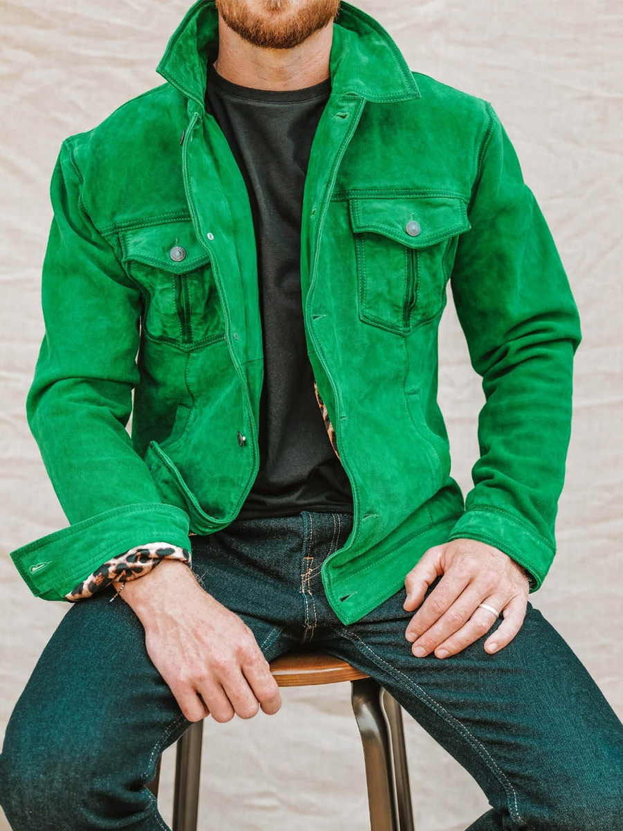 foto-vista-frontale-giacca-in-nubuck-uomo-verde-lenumero-1-verde-acido-paul-marius-blouson-gr-s