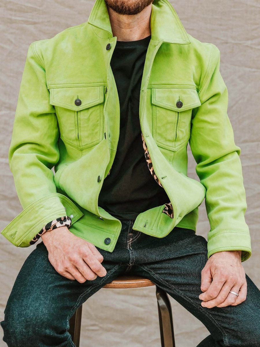 foto-vista-frontale-giacca-in-nubuck-uomo-verde-lenumero-1-verde-chartreuse-paul-marius-blouson-bg-s