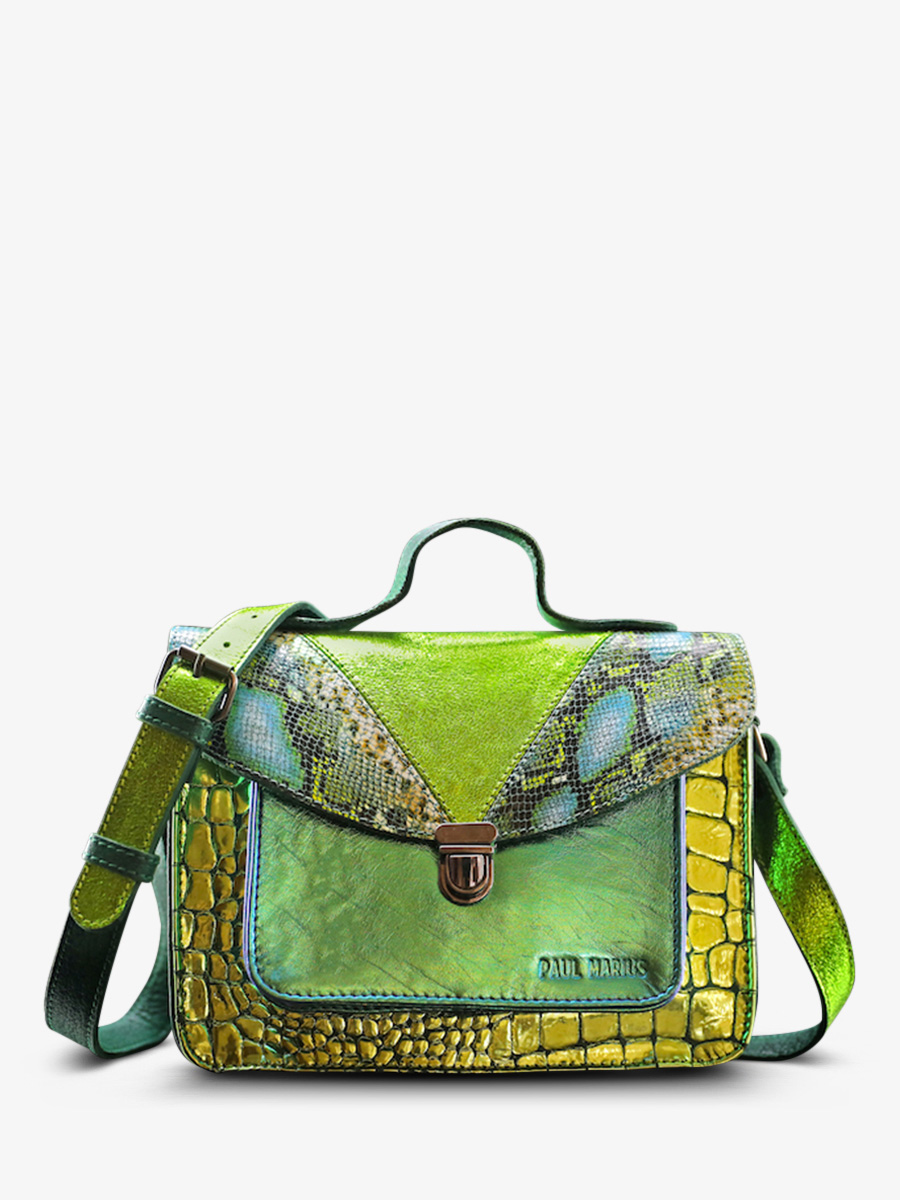 foto-vista-frontale-borsa-a-tramonto-in-pelle-multicolore-donna-mademoiselle-george-chimere-dragon-paul-marius-w05-ch-gr
