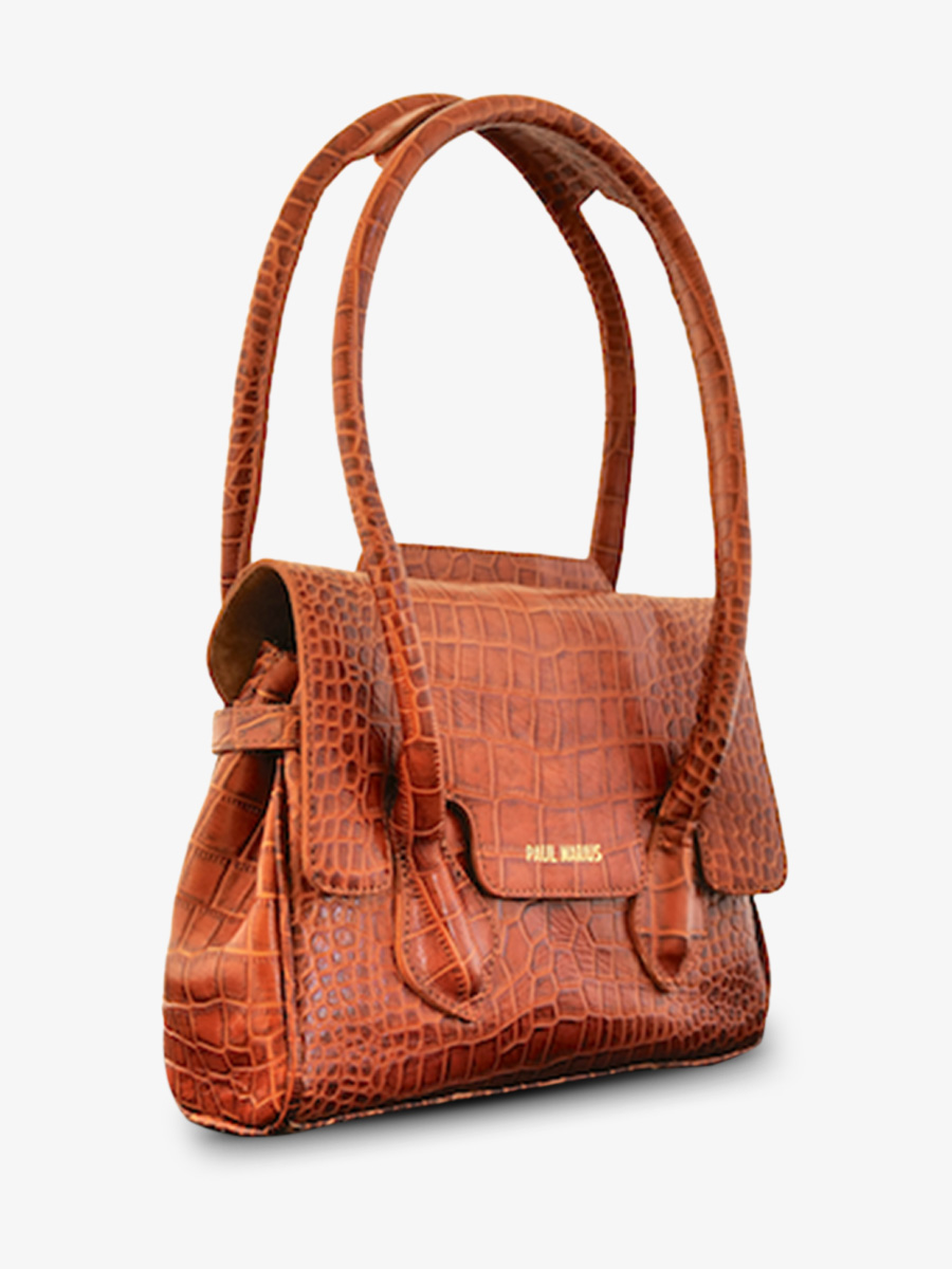 foto-vista-laterale-borsa-a-mano-in-pelle-donna-marrone-colette-s-alligator-cocktail-ambre-paul-marius-w28s-a-l