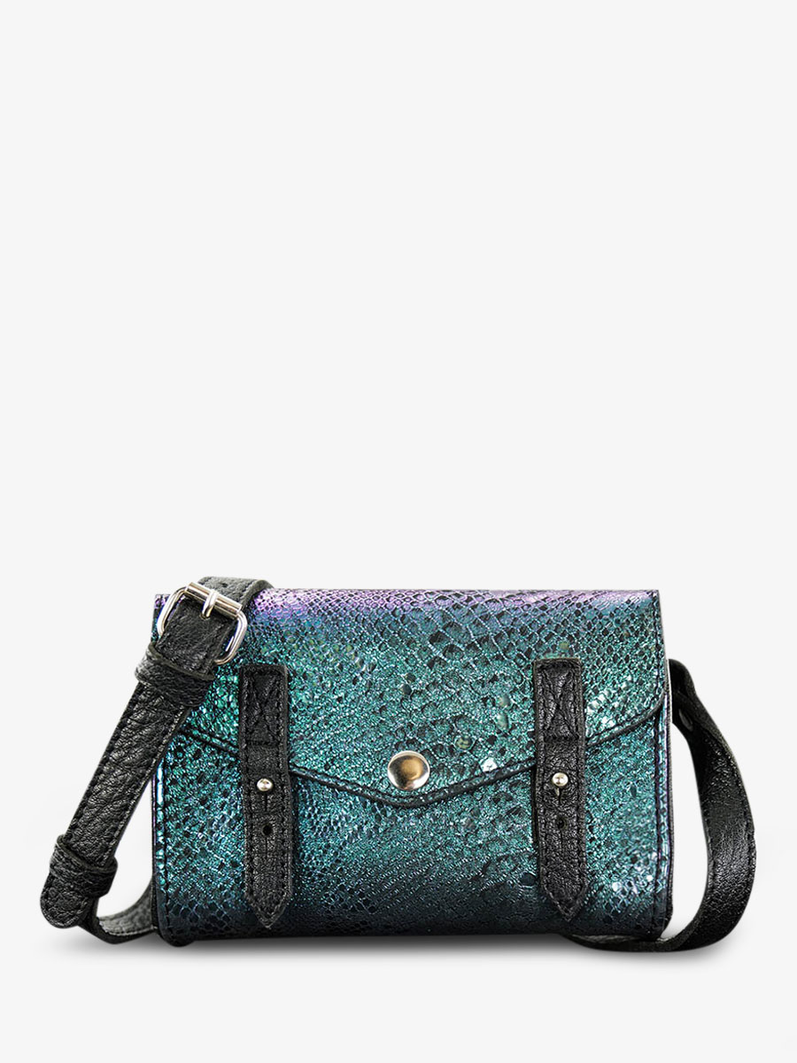 foto-vista-frontale-borsa-a-tramoggia-in-pelle-donna-blu-verde-le-mini-indispensable-boreal-paul-marius-w08s-msp