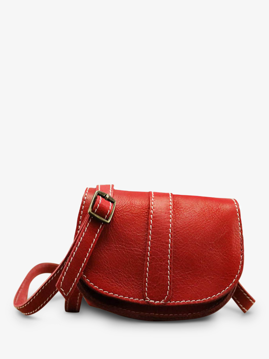 foto-vista-frontale-mini-borsa-a-tramonto-in-pelle-per-bambina-rossa-monmignon-rossa-paul-marius-m42-r