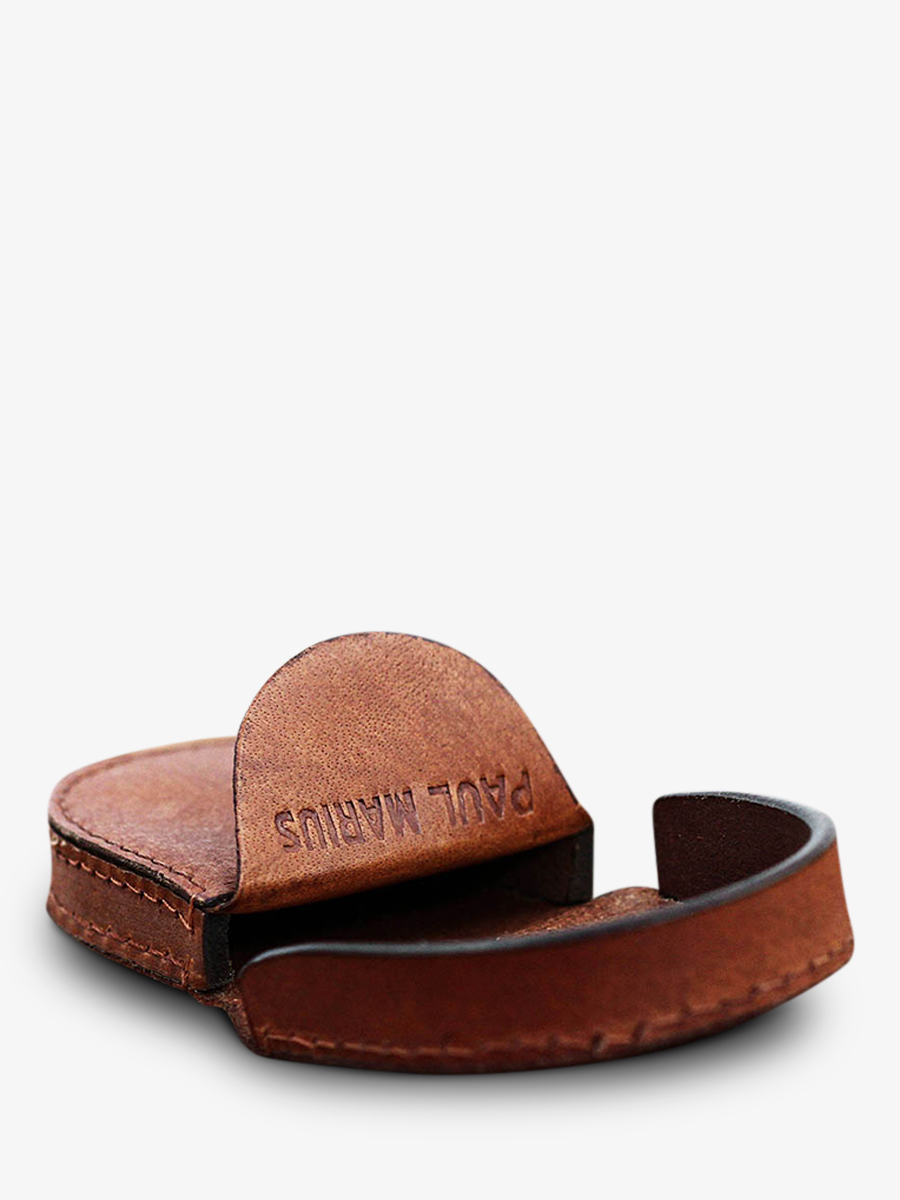 foto-vista-laterale-portamonete-in-pelle-marrone-lecrapaud-robert-naturel-paul-marius-lhscw-l