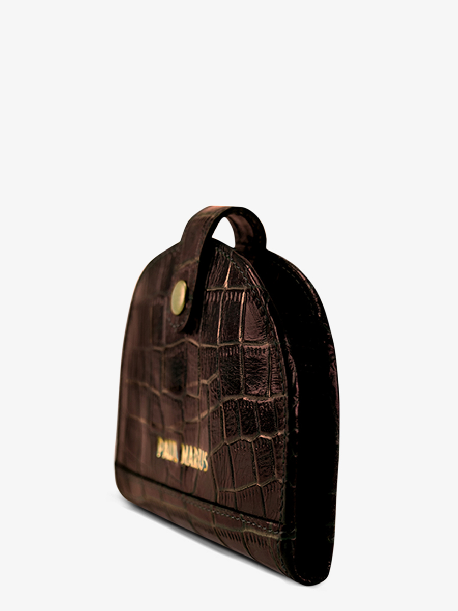 foto-vista-laterale-portafoglio-in-pelle-donna-leportefeuille-manon-n2-alligator-marron-paul-marius-m33-a-db