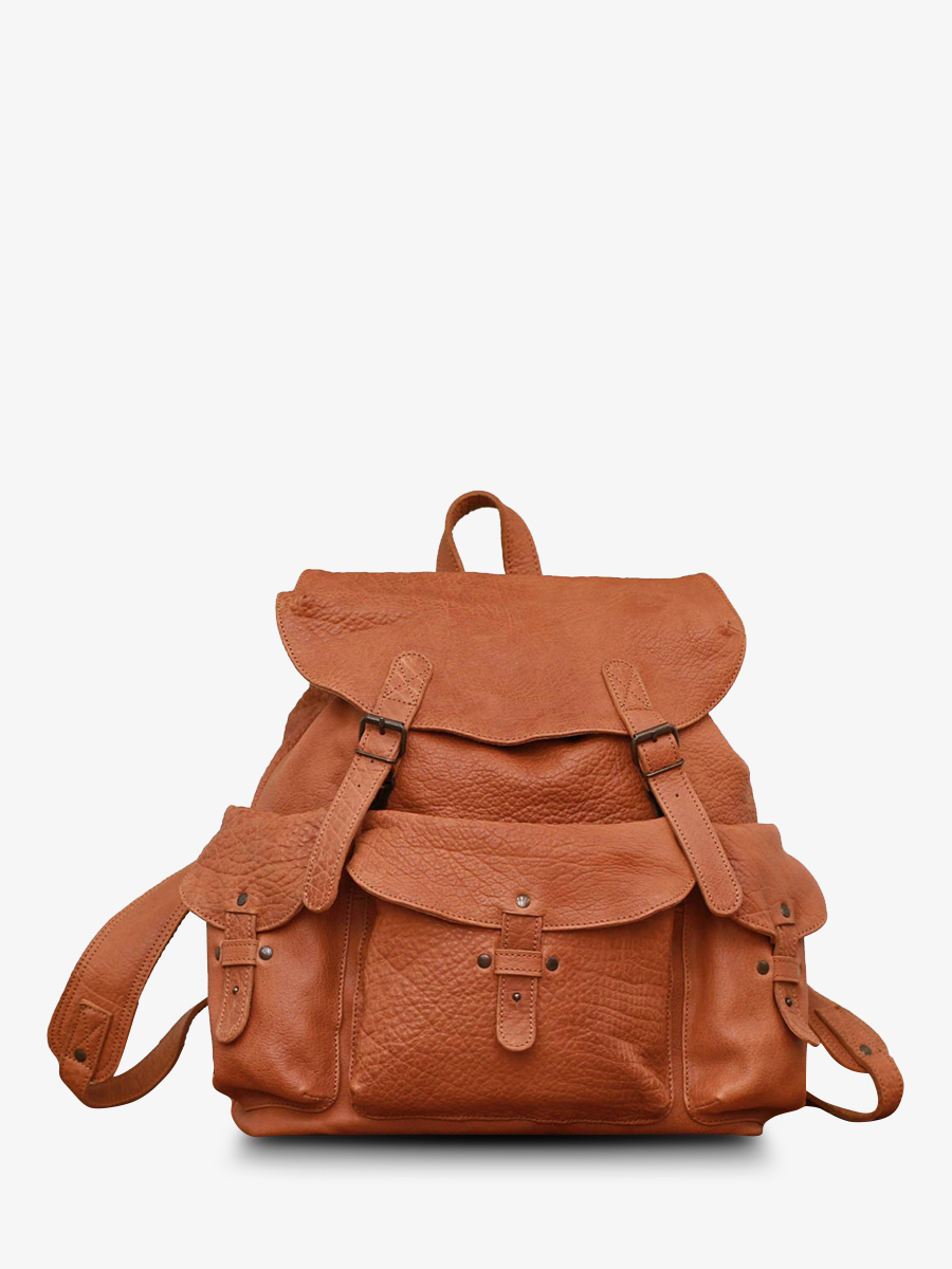 foto-vista-frontale-zaino-in-pelle-beige-lemeridien-sable-paul-marius-m38-n