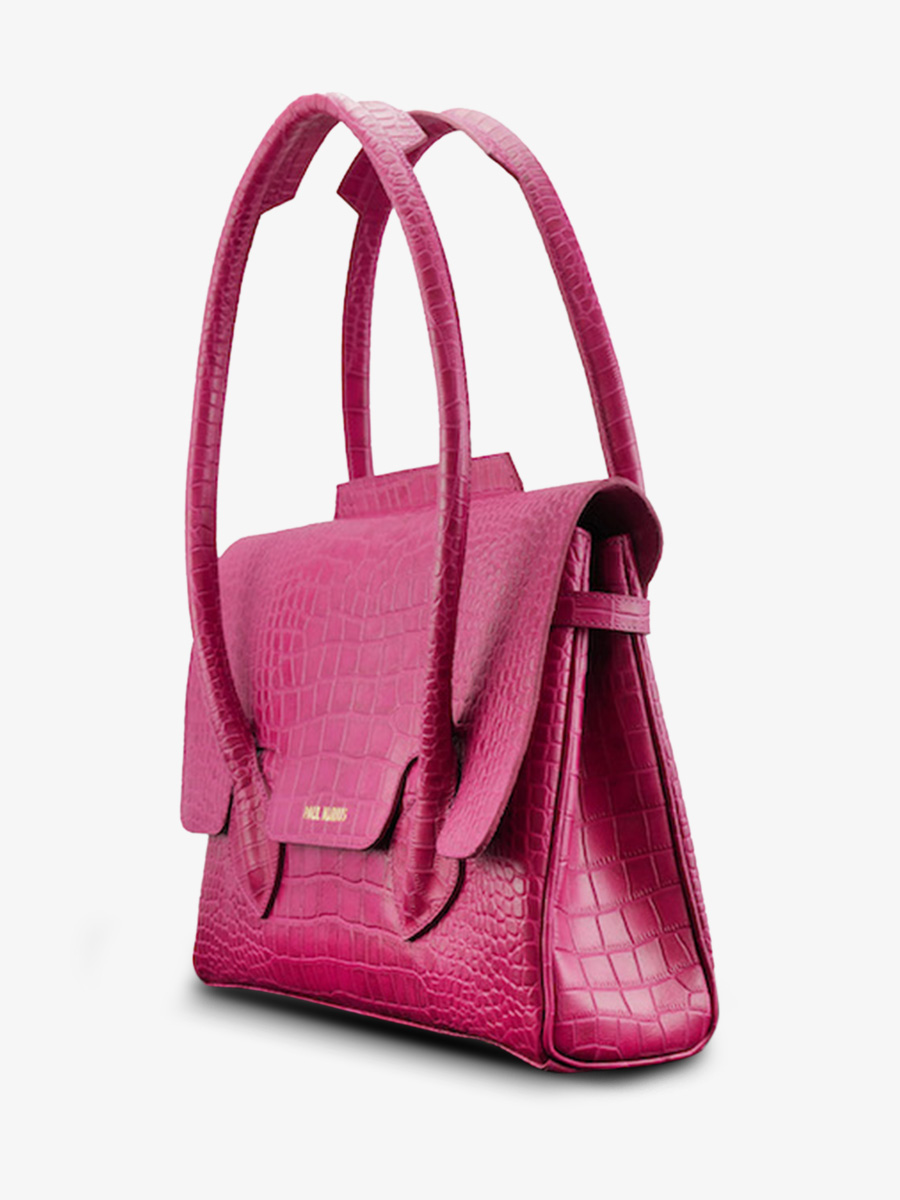 foto-vista-posteriore-borsa-a-mano-in-pelle-donna-rosa-colette-m-alligator-cocktail-tormalina-paul-marius-w28m-a-pi