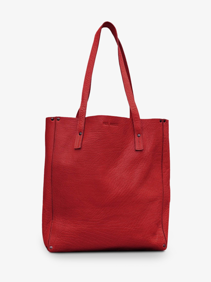 foto-vista-frontale-borsa-in-pelle-donna-rossa-leffronte-l-rosso-carminio-paul-marius-w11-r
