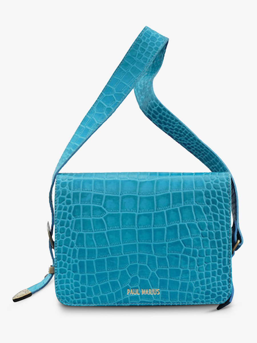 foto-vista-frontale-borsa-a-tracolma-in-pelle-donna-blu-lebaguette-alligator-cocktail-topaze-paul-marius-w29-a-blu