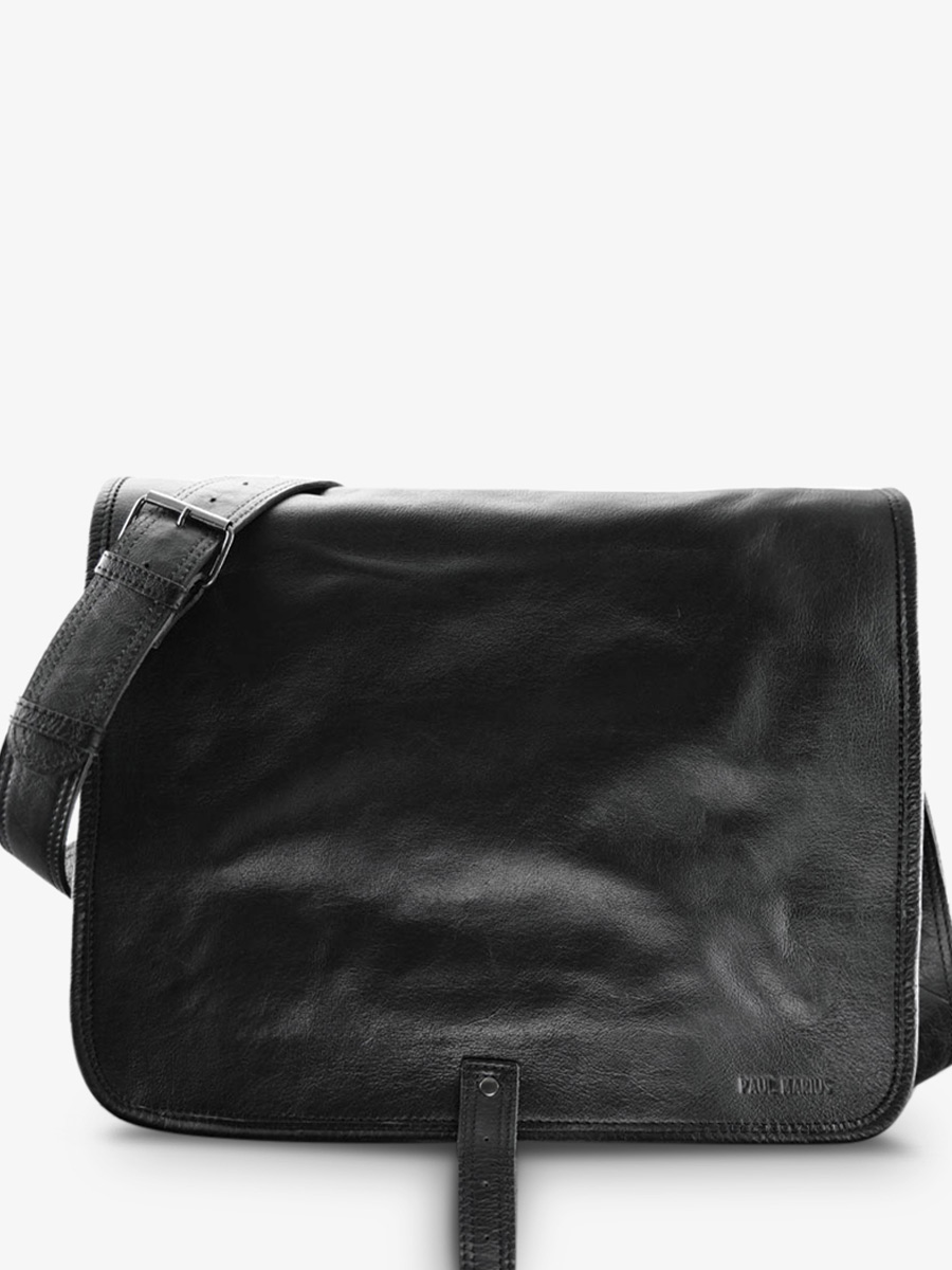 foto-vista-laterale-borsa-da-lavoro-business-nera-lemessager-l-nera-paul-marius-m11s16-b