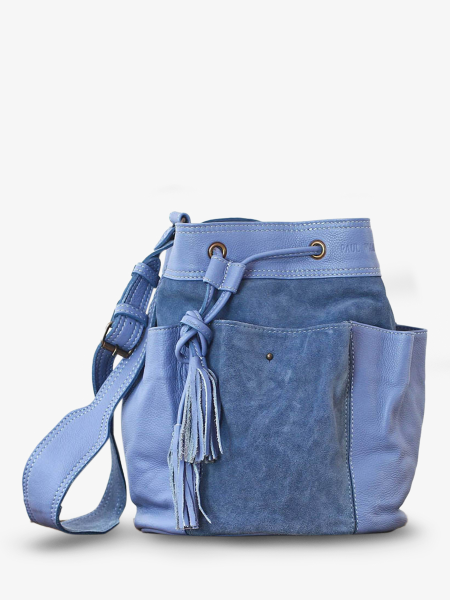 foto-vista-frontale-borsa-a-tracolma-in-pelle-da-donna-blu-fleur-bleu-lavanda-paul-marius-w10-bl