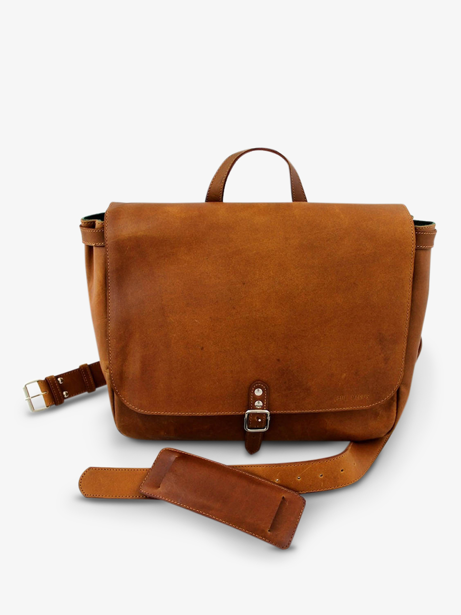 foto-vista-frontale-portadocumenti-in-pelle-retrò-vintage-marrone-lepostier-m-naturale-paul-marius-m07s14-l