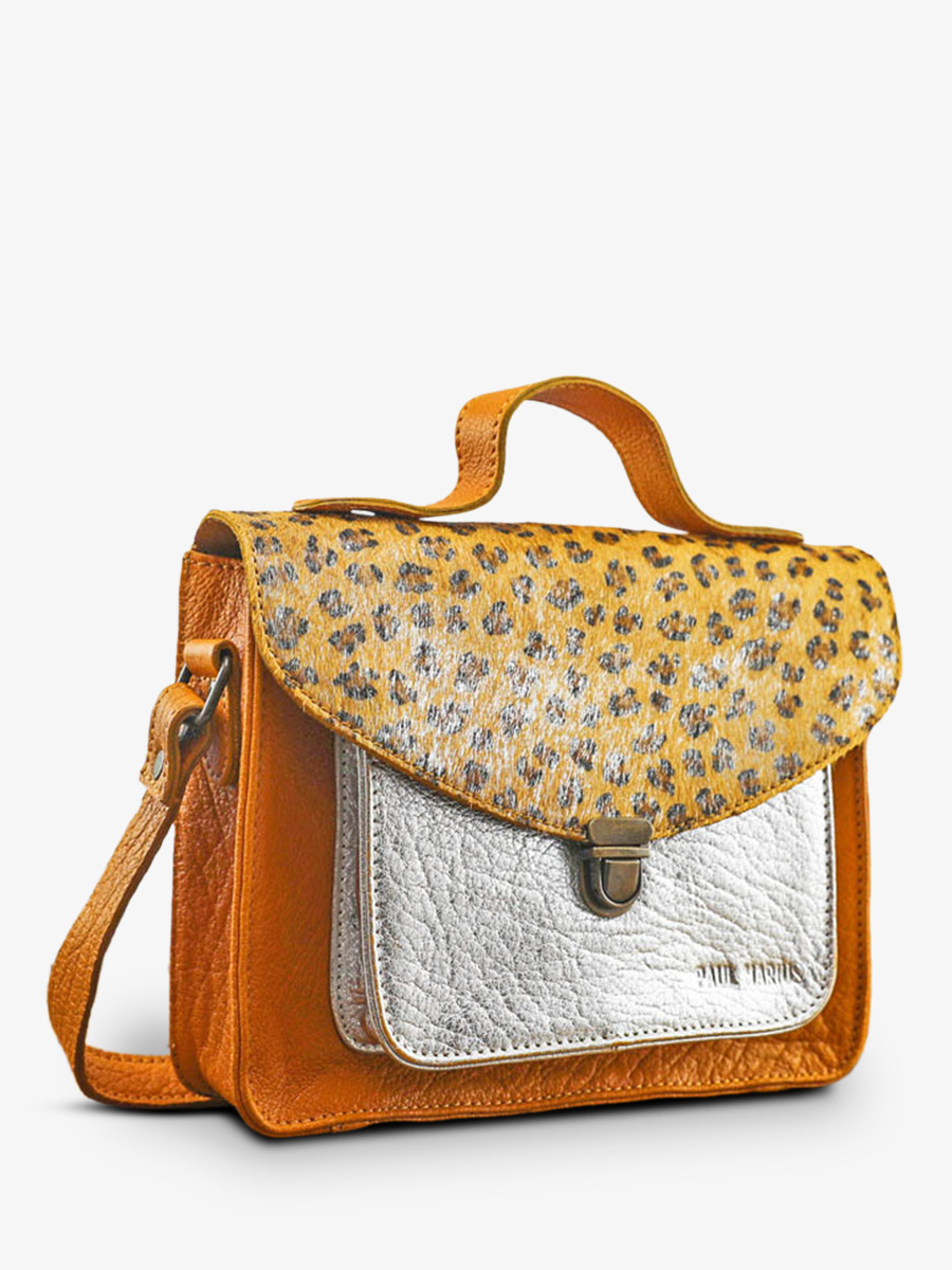 foto-vista-laterale-borsa-a-tramonto-in-pelle-donna-giallo-argento-mademoiselle-george-leopard-safran-argente-paul-marius-w05-lp-y-s