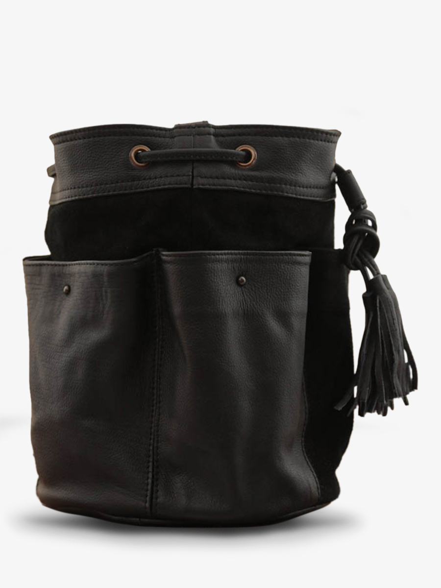 foto-vista-laterale-borsa-a-tramonto-in-pelle-donna-nera-fleur-noir-paul-marius-w10-b