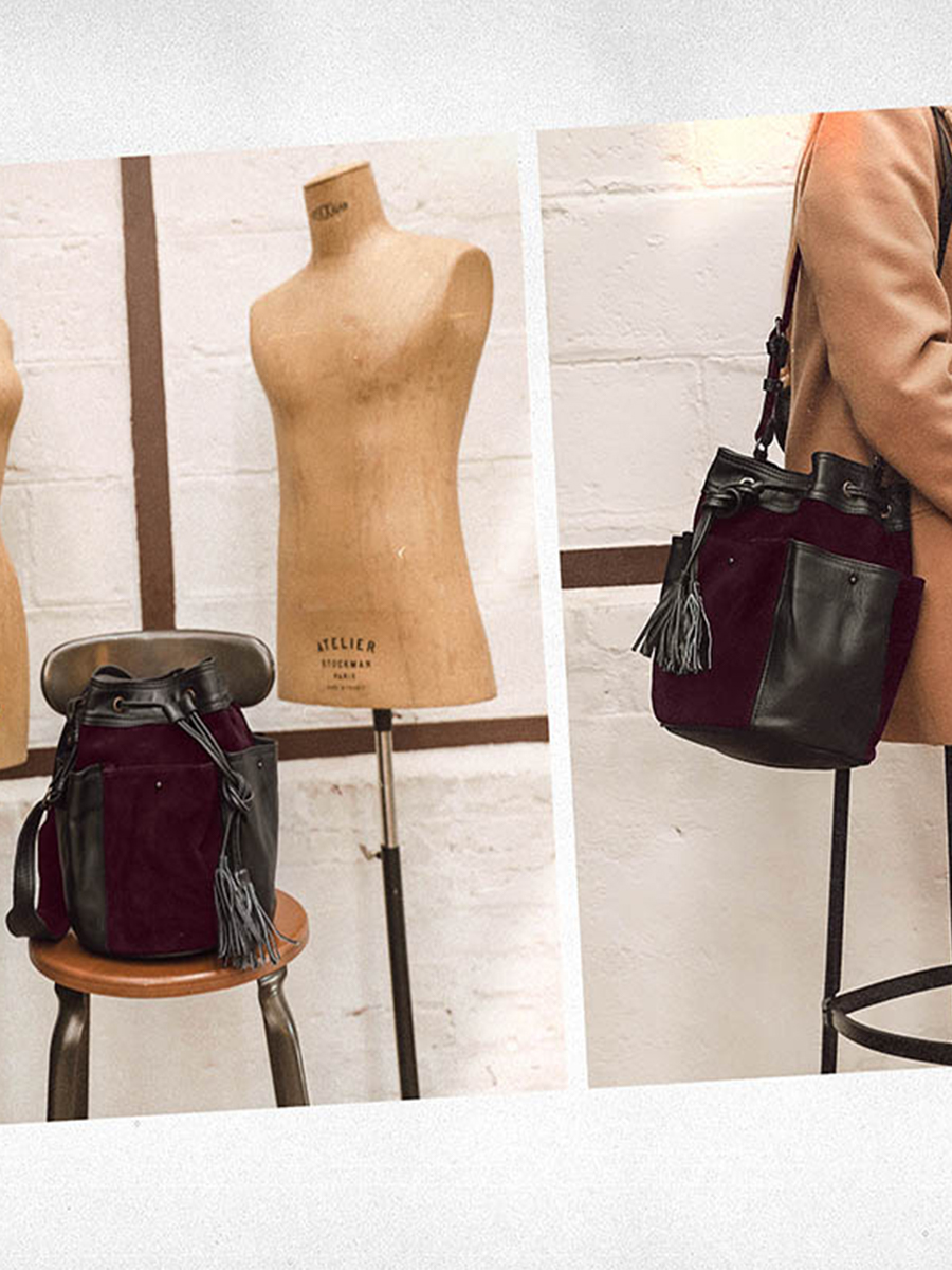 foto-portafoglio-borsa-a-tramonto-in-pelle-da-donna-nero-fleur-nero-prugna-paul-marius-w10-b-p