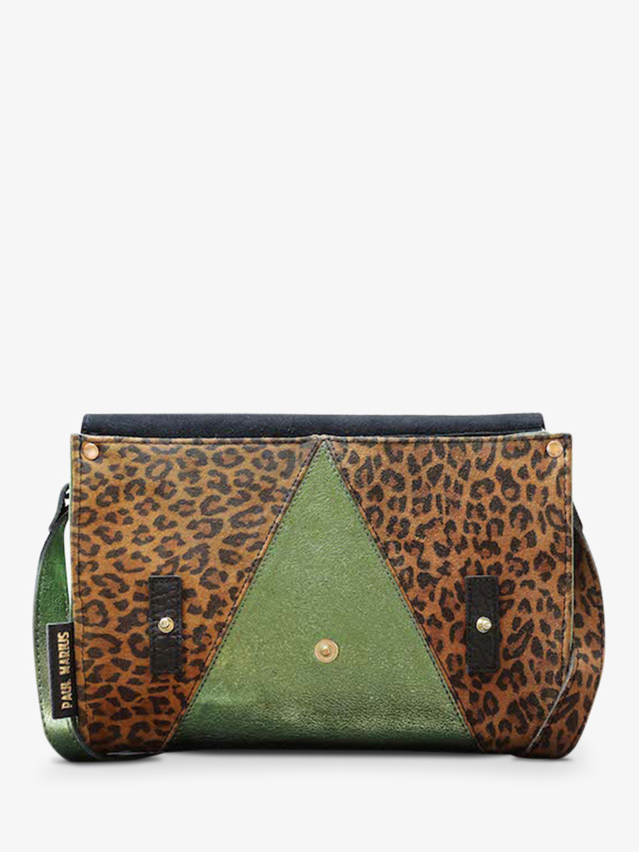 foto-vista-posteriore-borsa-a-tramonto-in-pelle-donna-marrone-verde-lindispensable-leopard-naturale-kaki-metallizzato-paul-marius-w08-lp-l-mcgr