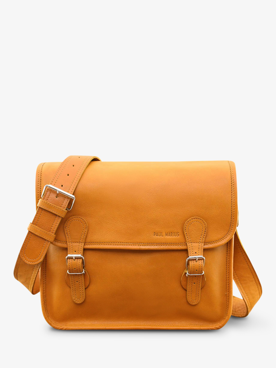 foto-vista-frontale-portadocumenti-in-pelle-a4-giallo-lasacoche-m-safran-paul-marius-m02s14-y