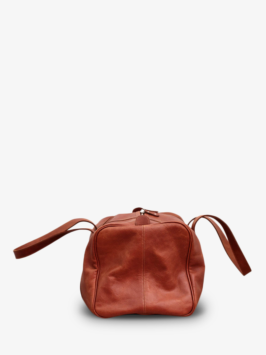 foto-vista-laterale-borsa-da-viaggio-in-pelle-marrone-lecabine-naturale-paul-marius-m103-l