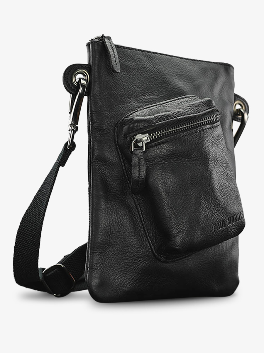 foto-vista-laterale-borsa-da-uomo-in-pelle-nera-lapochette-de-paul-noir-paul-marius-m05-b