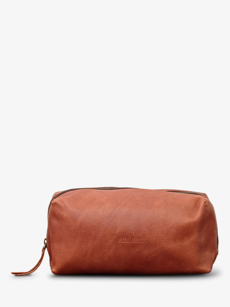 foto-vista-frontale-trousse-da-toilette-in-pelle-marrone-lebarbier-naturel-paul-marius-m501-l