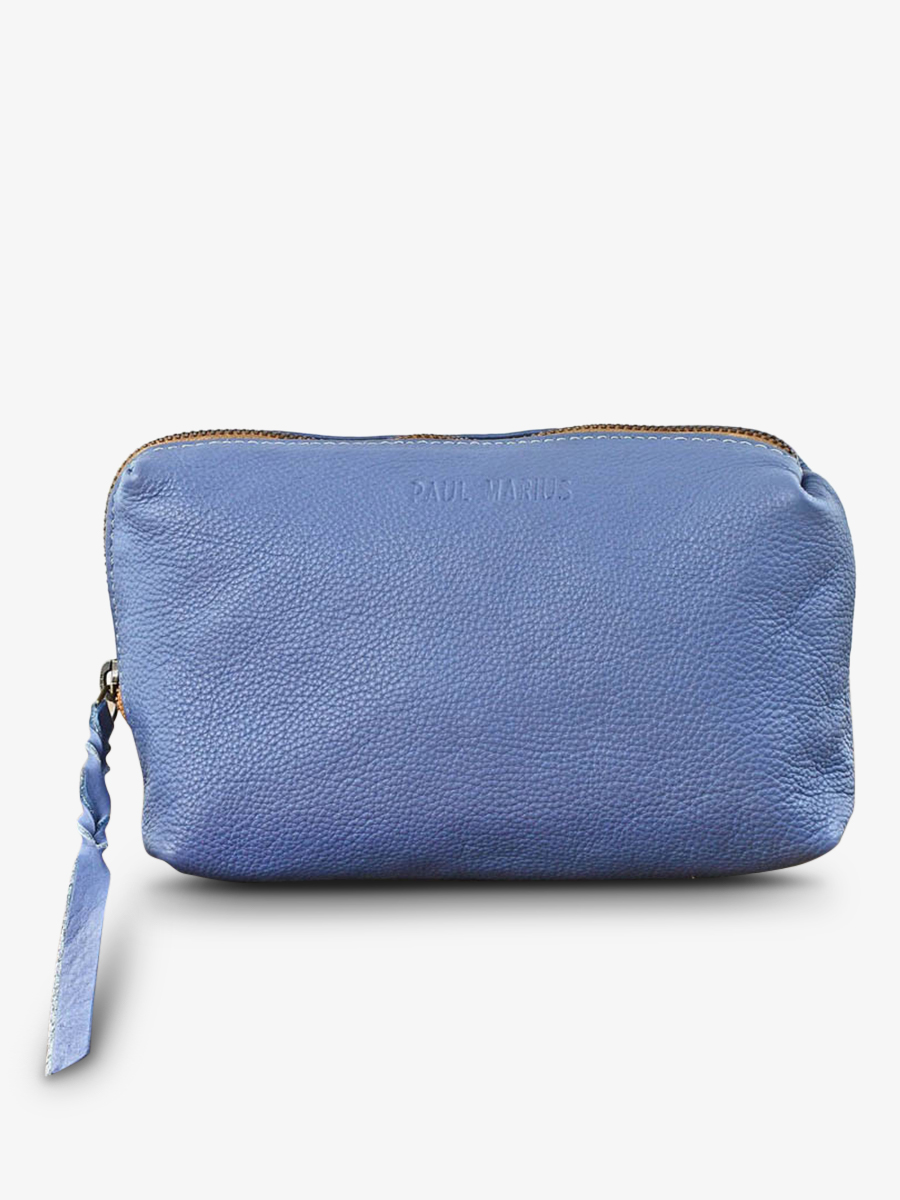 foto-vista-frontale-pochette-in-pelle-donna-blu-adele-blu-lavanda-paul-marius-m500-bl