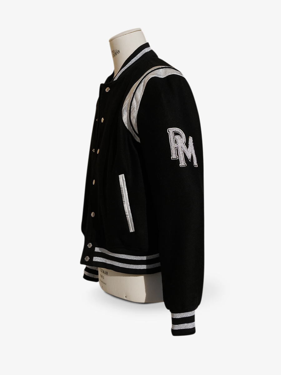 foto-vista-laterale-teddy-blouson-in-pelle-e-tessuto-leteddy-50s-nero-paul-marius-tdy-fifties-b-l