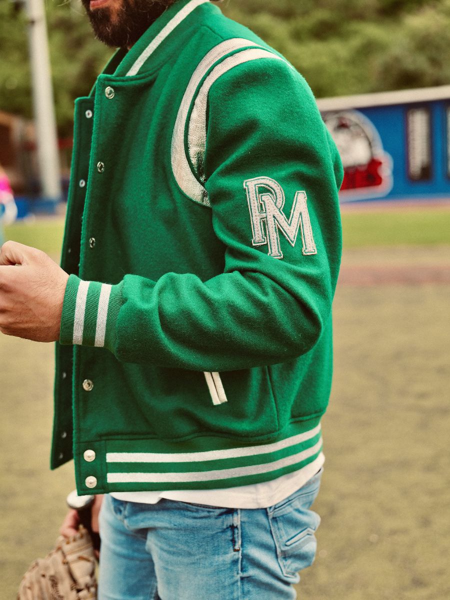 foto-materiale-teddy-blouson-in-pelle-e-tessuto-leteddy-50s-verde-vipere-paul-marius-tdy-fifties-gr-l