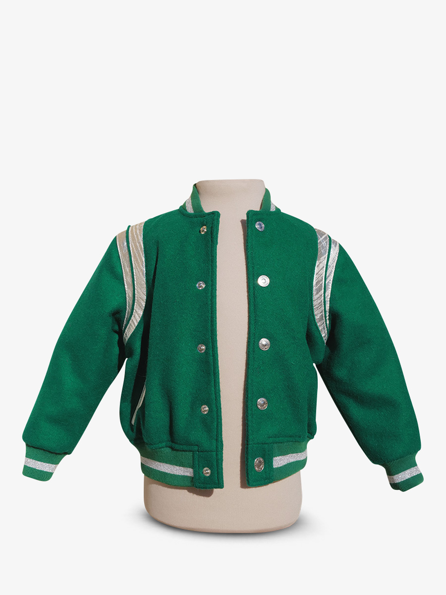 foto-vista-laterale-teddy-blouson-in-pelle-e-tessuto-leteddy-50s-bambino-verde-vipere-paul-marius-tdy-fifties-gr-2a
